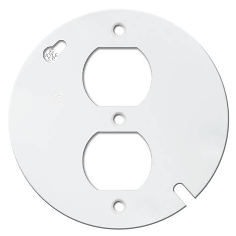 duplex metal plate ceiling box|4 round duplex plate cover.